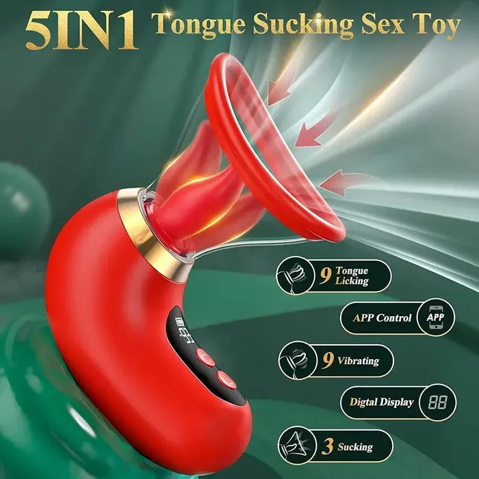 Couples OOTYEMO LushLick Wireless AppControlled Clitoral Nipple Stimulator