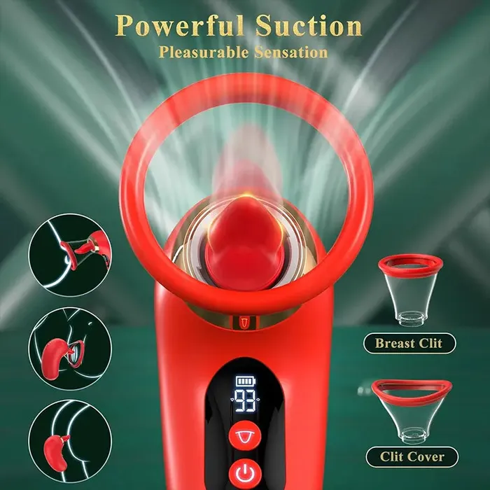 Couples OOTYEMO LushLick Wireless AppControlled Clitoral Nipple Stimulator
