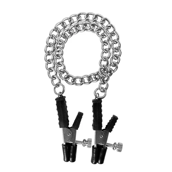 Guilty Pleasure Nipple Clitoral Toys Block Busters Chain Nipple Clamps