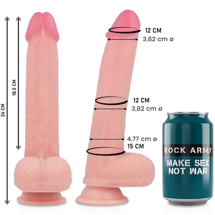Mythology Dildos Rock Army King Kobra Realistic Silicone Dildo