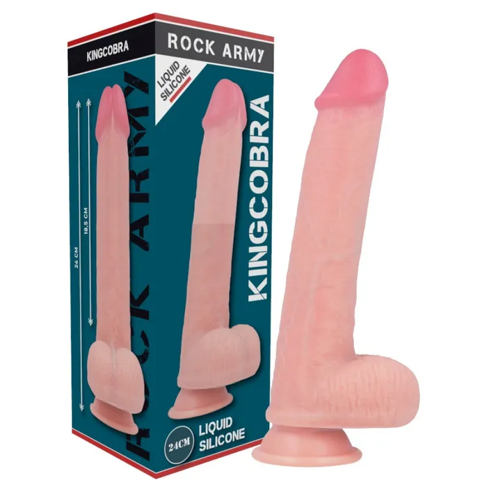 Mythology Dildos Rock Army King Kobra Realistic Silicone Dildo