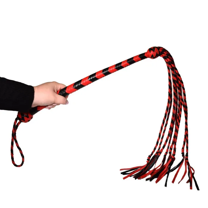 Prowler Red Vibrators Prowler RED Long Handle Flogger