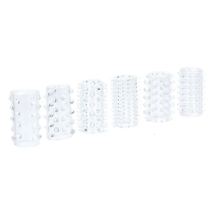 Set of penis thickeners Power 6 pcs transparent ToyJoy Male Sex Toys
