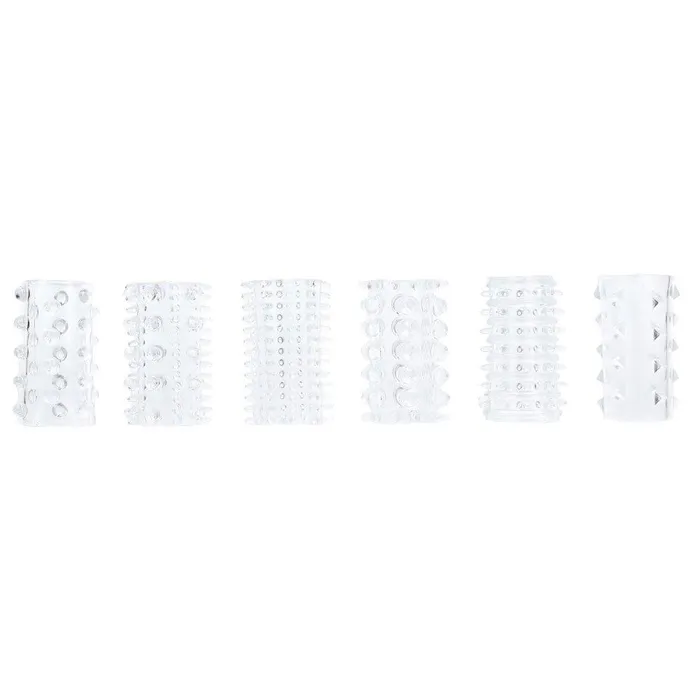 Set of penis thickeners Power 6 pcs transparent ToyJoy Male Sex Toys