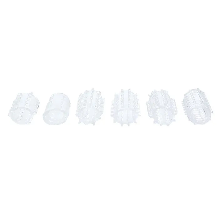 Set of penis thickeners Power 6 pcs transparent ToyJoy Male Sex Toys