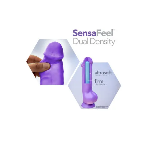 AU NATUREL Bold Jack Dildo Purple 19 x 38 cm Blush Novelties Dildos