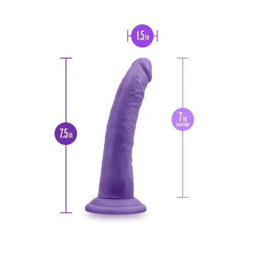 AU NATUREL Bold Jack Dildo Purple 19 x 38 cm Blush Novelties Dildos