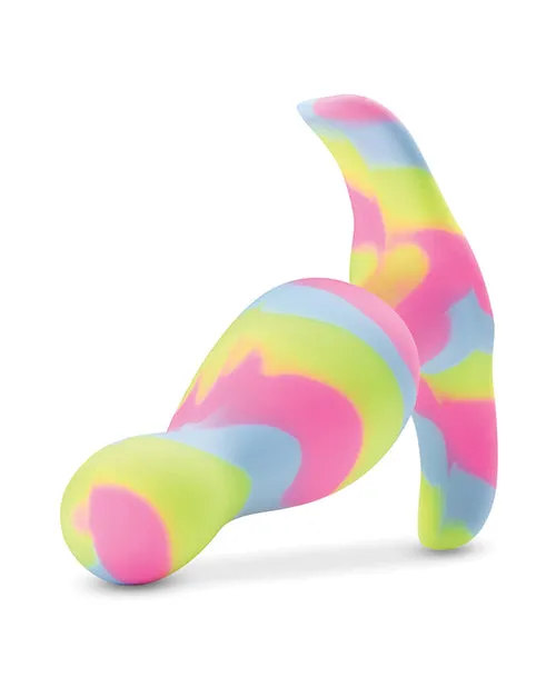 Anal Blush Novelties Blush Avant Kaleido Silicone Plug Lime