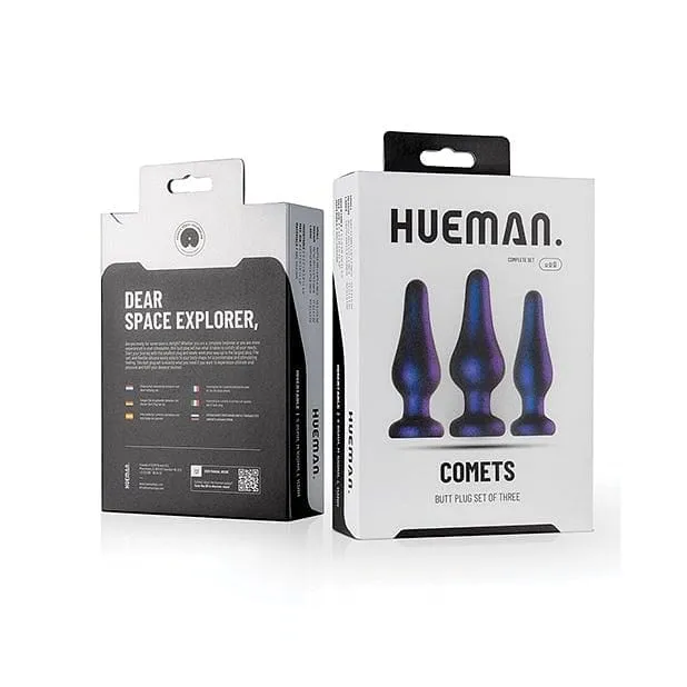 Anal EDC Wholesale Hueman Comets Butt Plug Set of 3 Anal EDC Wholesale Hueman Comets Butt Plug Set of 3