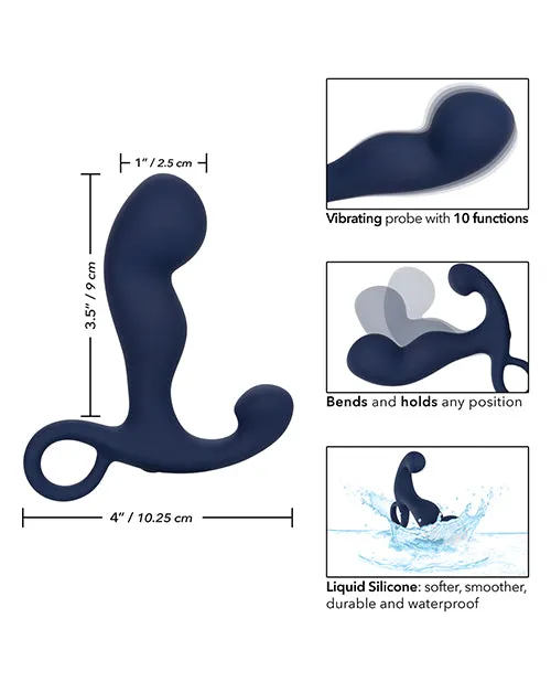 Anal Viceroy Rechargeable Command Probe Navy California Exotic Novelties
