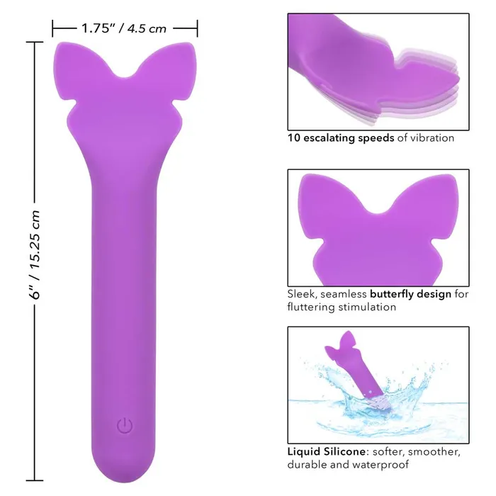 CalExotics Female Sex Toys CalExotics Bliss Liquid Silicone Flutter Bullet