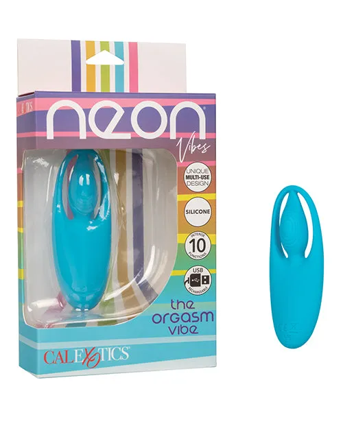 California Exotic Novelties Neon Vibes The Orgasm Vibe Blue Vibrators