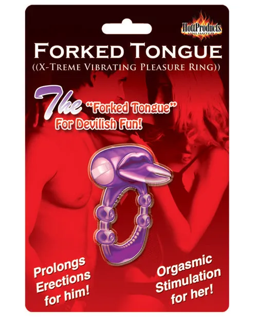 Hott Products Male Sex Toys Forked Tongue Xtreme Vibrating Pleasure Ring