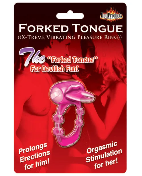 Hott Products Male Sex Toys Forked Tongue Xtreme Vibrating Pleasure Ring
