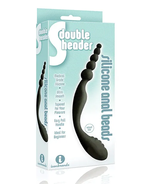 The 9s S Double Header Double Ended Silicone Anal Beads Icon Brands INC Male Sex Toys The 9s S Double Header Double Ended Silicone Anal Beads Icon Brands INC Male Sex Toys