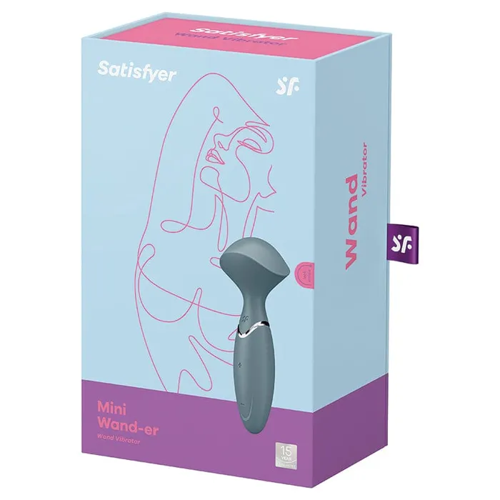 Vibrators Satisfyer Satisfyer Mini WandEr Wand Vibrator Vibrators Satisfyer Satisfyer Mini WandEr Wand Vibrator