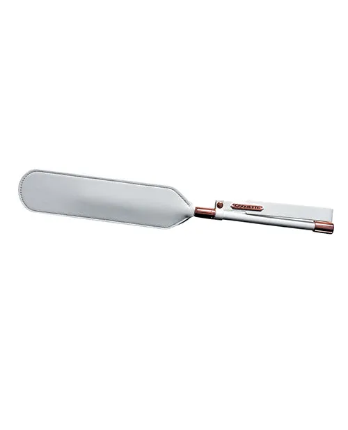 Coquette Pleasure Collection Vibrators Matte Finish Paddle White Rose Gold Coquette Pleasure Collection Vibrators Matte Finish Paddle White Rose Gold