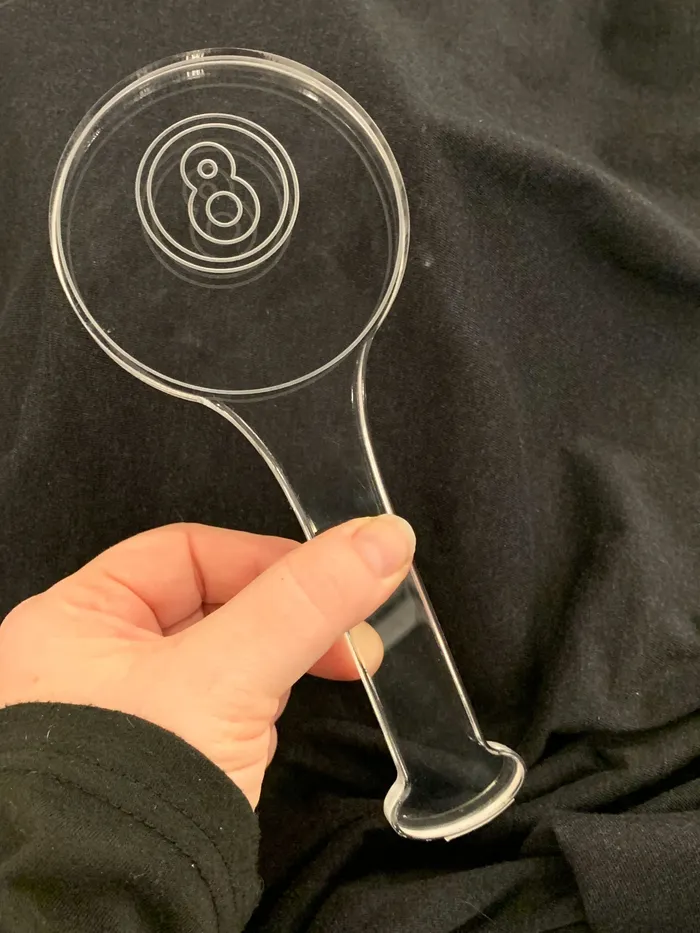 Male Sex Toys Glutton for Punishment Glutton for Punishment Mini Magic 8 Ball Paddle