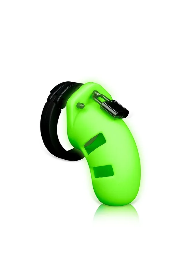 Male Sex Toys Shots America Model 20 Cock Cage 35 Glow In The Dark