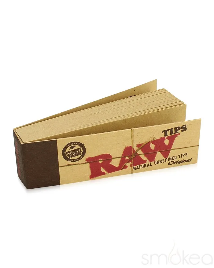 Vibrators RAW Classic Original Filter Roach Tips Regular 50 Tips RAW