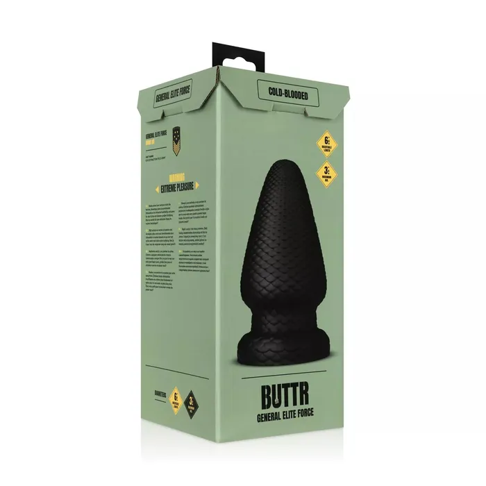 Anal BUTTR Cold Blooded Scaled Butt Plug XXL BUTTR