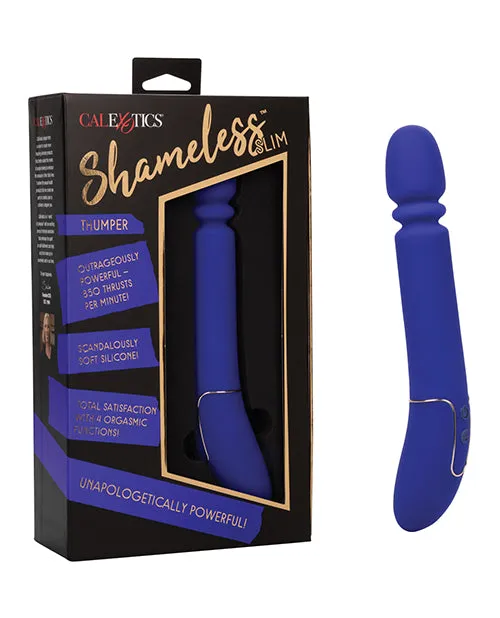 Vibrators Shameless Slim Thumper Purple Cal Exotics