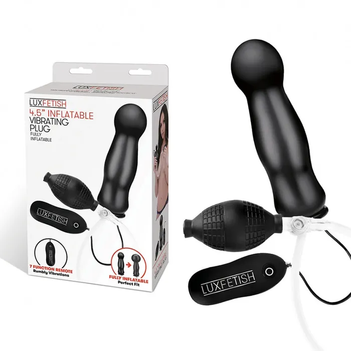 Anal Electric EEL Inc Lux Fetish 45quot Inflatable Vibr Plug