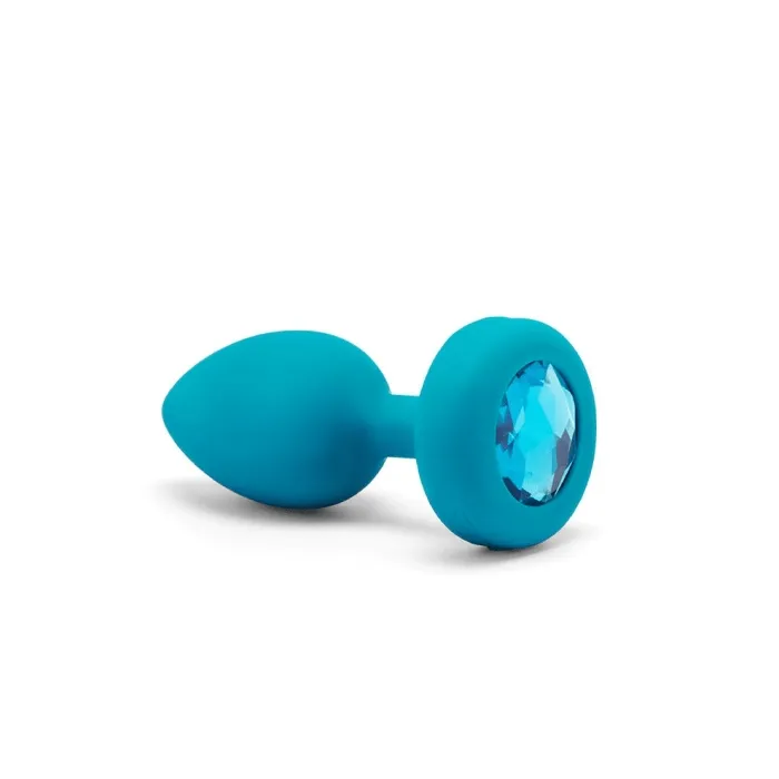 bVibe Anal VIBRATING JEWEL PLUG SM TEAL