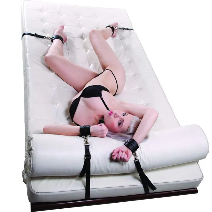 Bedspread Under Bed Bondage Straps Kinklab Couples