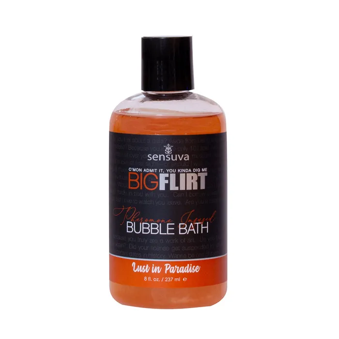 Big Flirt Lust In Paradise Bubblebath8Oz Sensuva Female Sex Toys