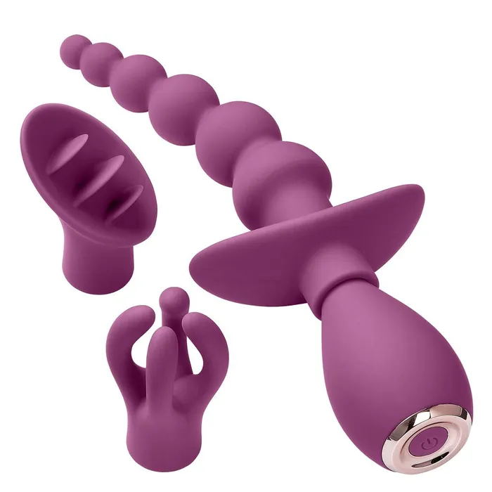 Cloud 9 Health Wellness Anal Clitoral Nipple Massager Kit Plum Cloud 9 Novelties Female Sex Toys Cloud 9 Health Wellness Anal Clitoral Nipple Massager Kit Plum Cloud 9 Novelties Female Sex Toys