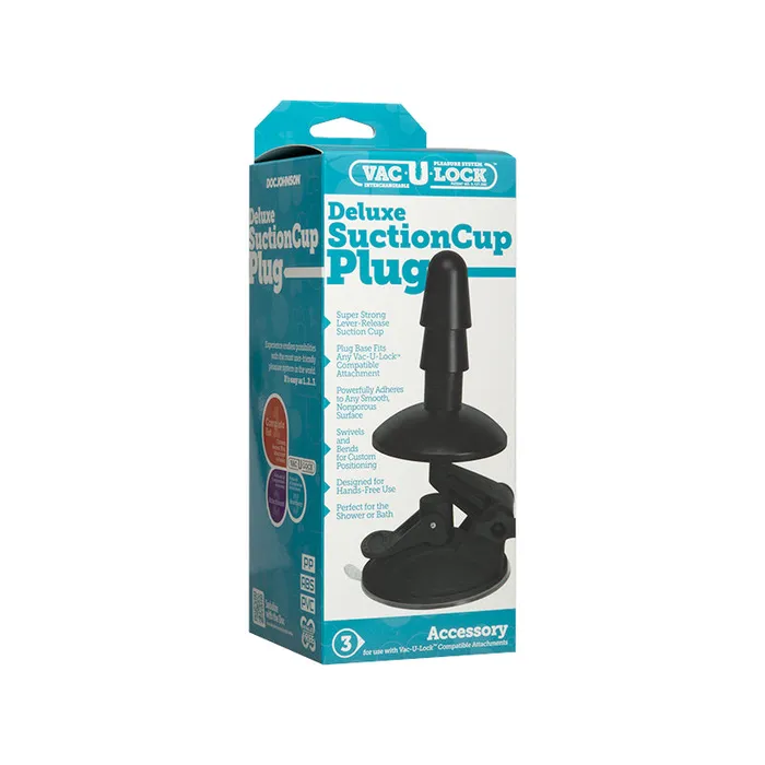 Doc Johnson VacULock Deluxe Suction Cup Plug Acces Dildos