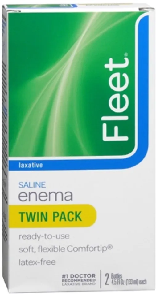 Enhancers Fleet Adult Enema Ready To Use Twin Pack 45 Oz Ea Fleet
