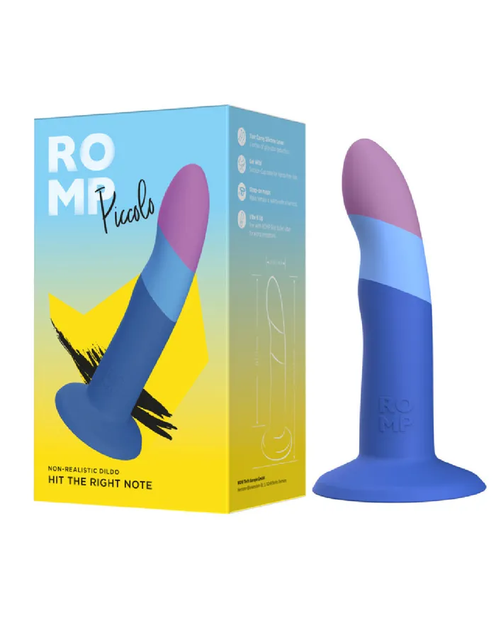 Female Sex Toys WOW Romp Piccolo First Time 5 Inch Silicone Dildo
