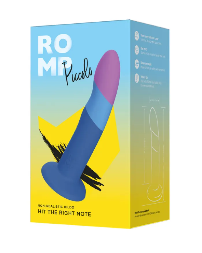 Female Sex Toys WOW Romp Piccolo First Time 5 Inch Silicone Dildo