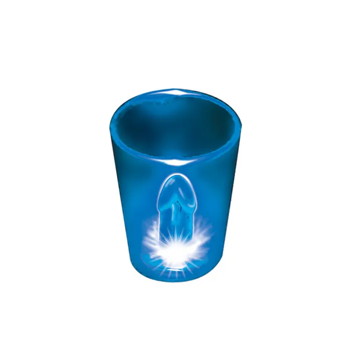 Hott Products Unlimited Vibrators Light Up Shot Glasses Blue