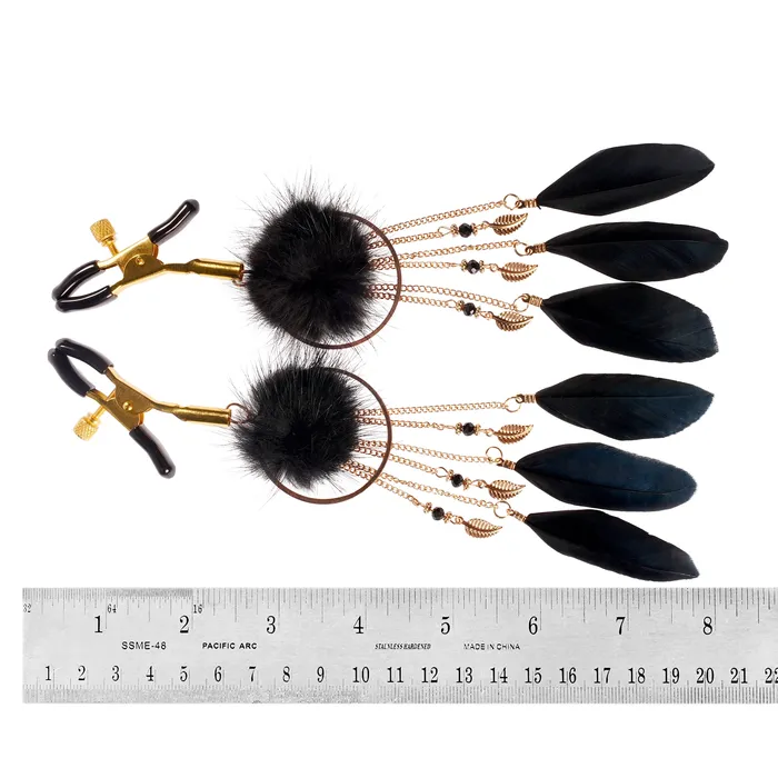 Kink Store Female Sex Toys Twisted Pleasure Nipple Clamps by Kink