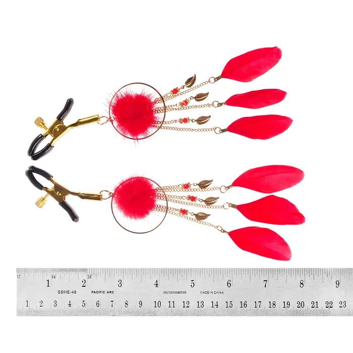 Kink Store Female Sex Toys Twisted Pleasure Nipple Clamps by Kink