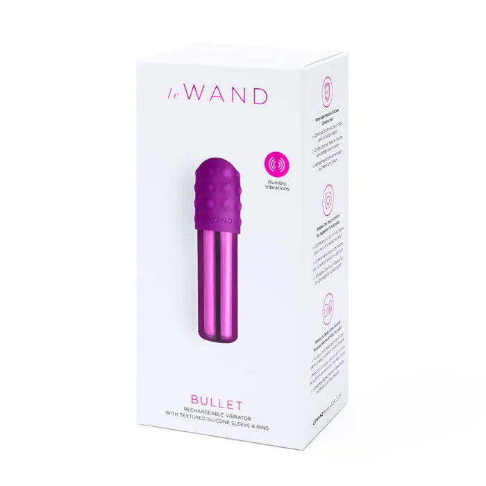 Le Wand Chrome Bullet Vibrator Cherry Cotr Inc Female Sex Toys