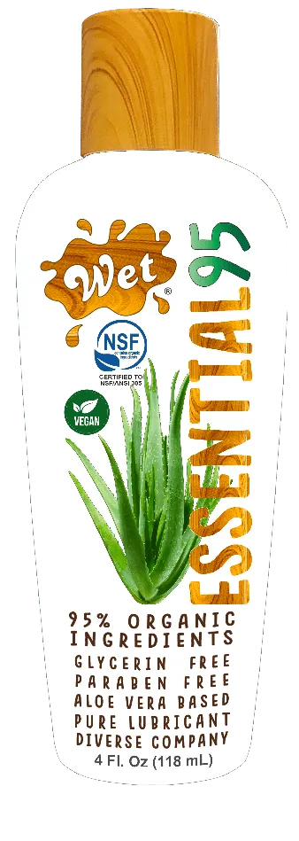 Lubricants Wet Essential95 Certified 95 Organic Lubricant 4 Fl Oz120mL