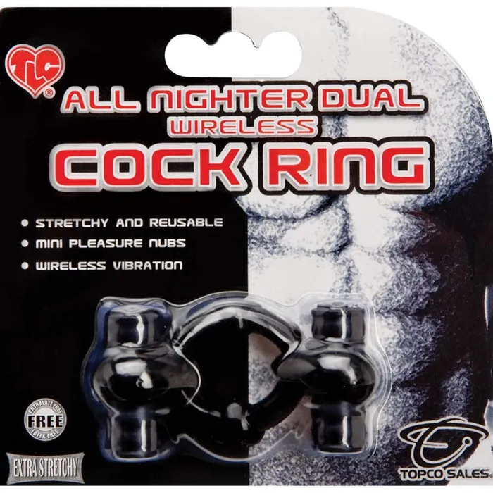 Male Sex Toys Adam Eve All Nighter Dual Wireless Cock Ring Adam Eve