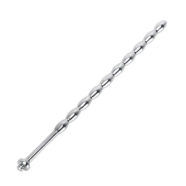 Male Sex Toys CHASTITY CAGE CO Stainless Beaded Penis Plug