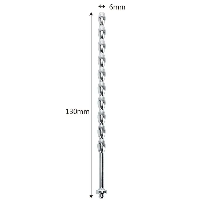 Male Sex Toys CHASTITY CAGE CO Stainless Beaded Penis Plug