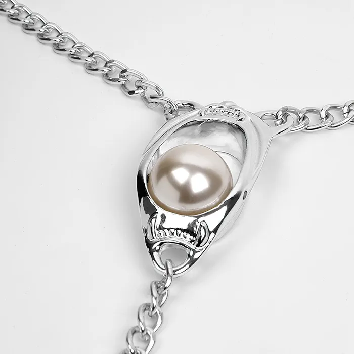 Male Sex Toys CHASTITY CAGE CO Steel Pearl Chastity Underwear