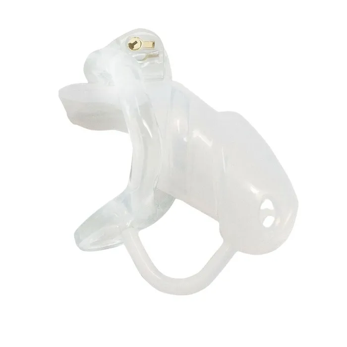 Male Sex Toys Silicone Chastity Cage 374 inches and 402 inches long CHASTITY CAGE CO
