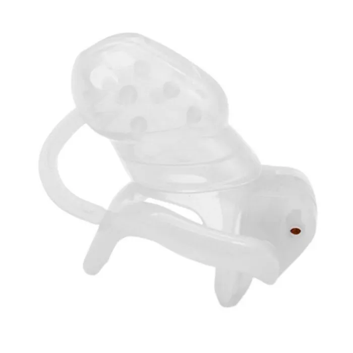 Male Sex Toys Silicone Chastity Cage 374 inches and 402 inches long CHASTITY CAGE CO