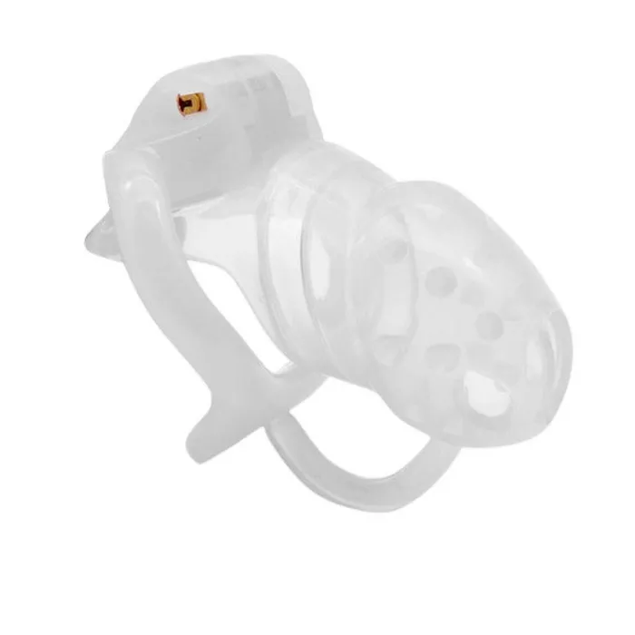 Male Sex Toys Silicone Chastity Cage 374 inches and 402 inches long CHASTITY CAGE CO
