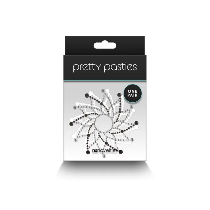 New Sensations Novel Anal Pretty Pasties Charm I Black