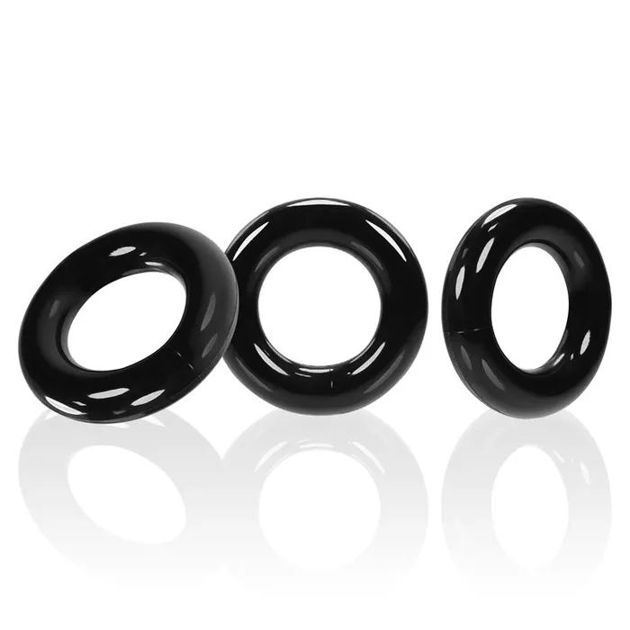 Oxballs Willy Rings 3Pack Cockrings Black Anal