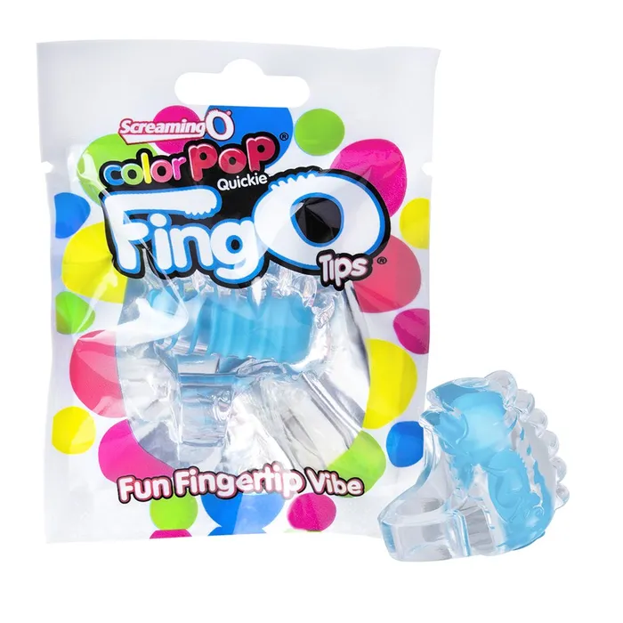 Personalcrave Vibrators Screaming O Colorpop Fingo Tip Vibrator Blue